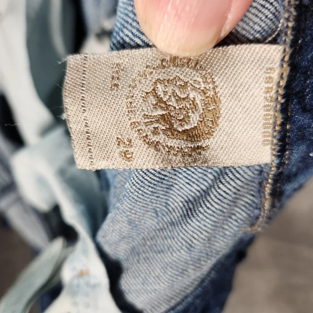 Diesel Buster 084GR Stretch Regular‎ Slim Tapered Blue Wash Denim Jeans
